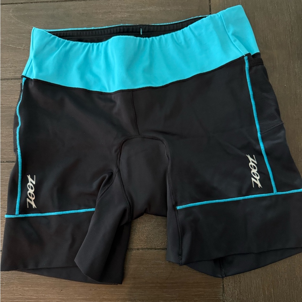 Zoot Woman’s Aqua and Black Sports Shorts